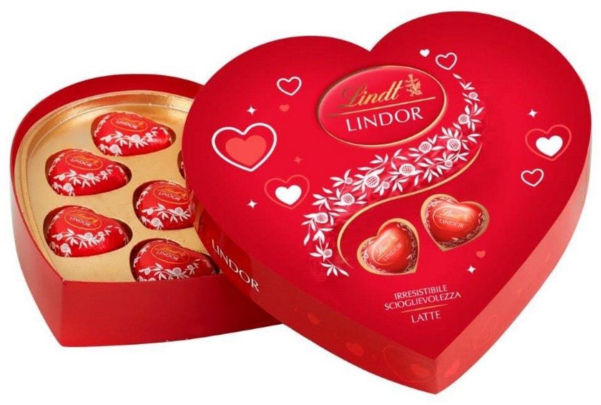 LINDT LINDOR LATTE CUORI 178 G