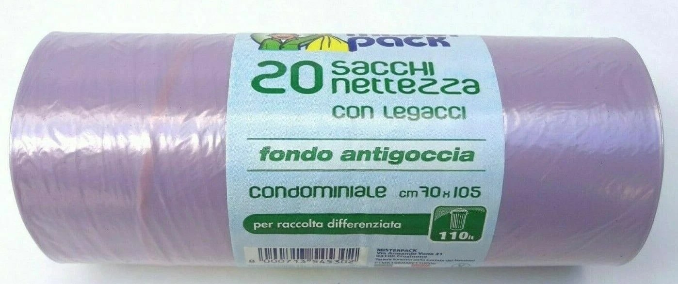SACC.NETT.MISTERSACK 70X105 PZ.20 VIOLA