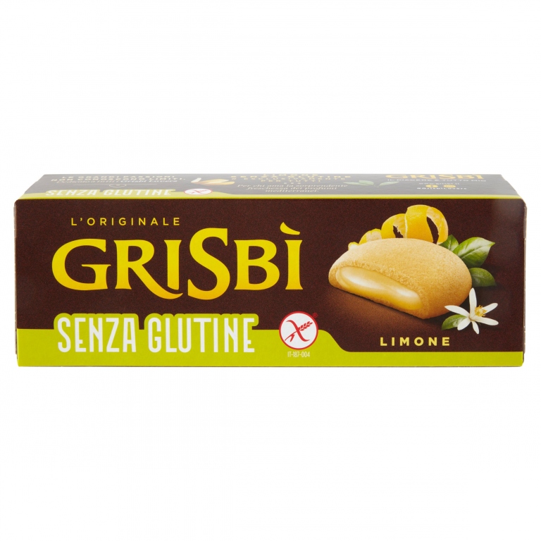 GRISBI SENZA GLUTINE CREMA LIMONE 9 X 16,7 G