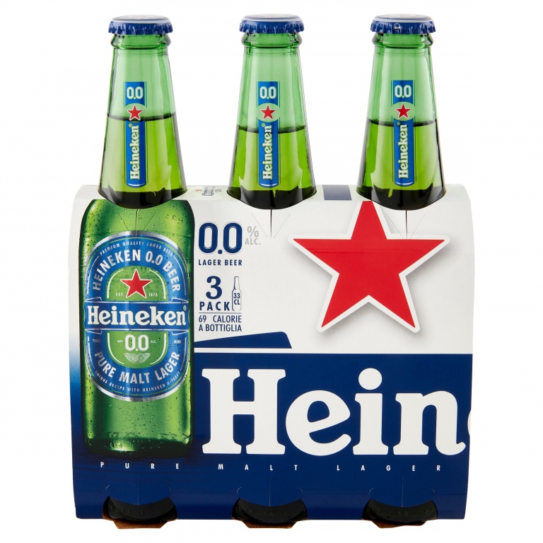 BIRRA HEINEKEN 0,0% CL.33X3