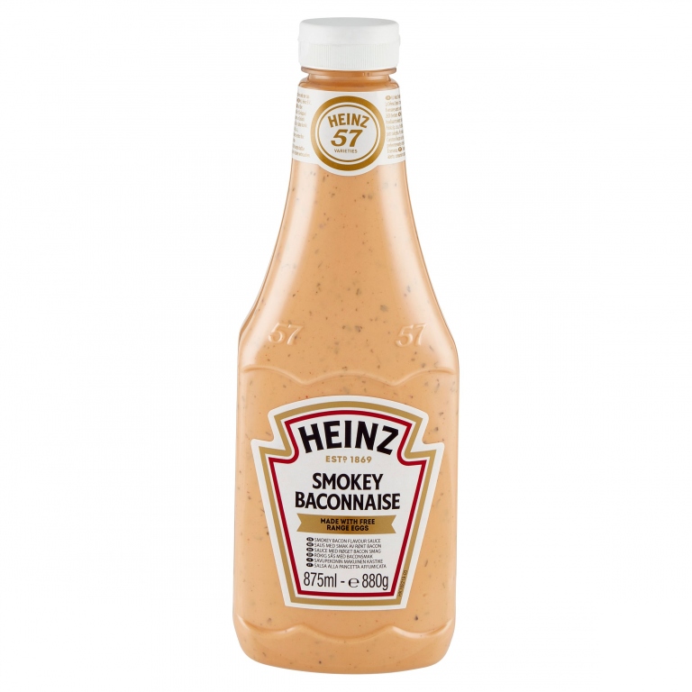 HEINZ SMOKEY BACONNAISE 880 G
