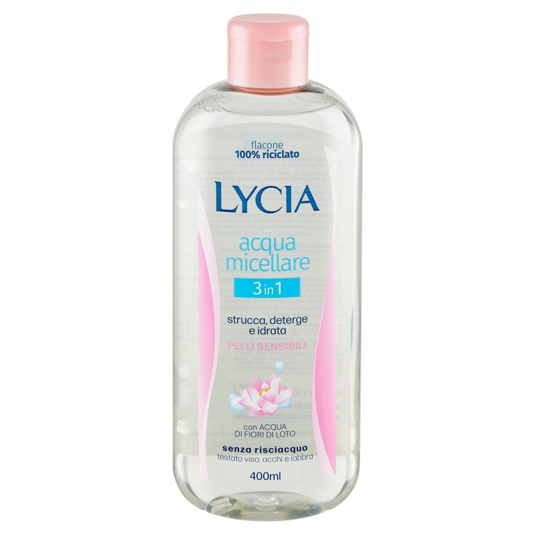 LYCIA ACQUA MICELLARE EXTRA DELICATA PER PELLI SENSIBILI 400 ML