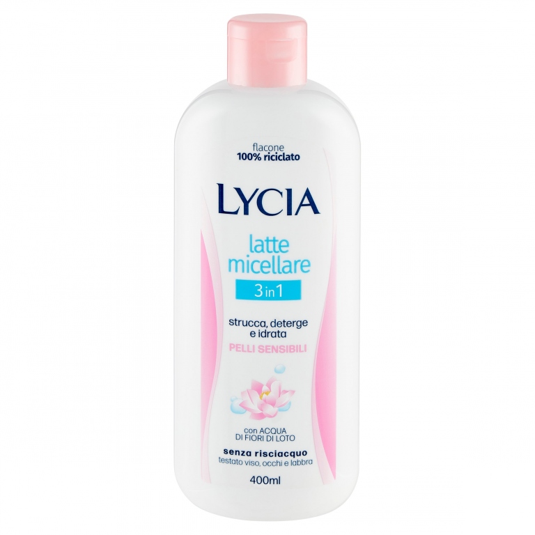 LATTE MICELLARE LYCIA PELLI SENSIBILI ML.400