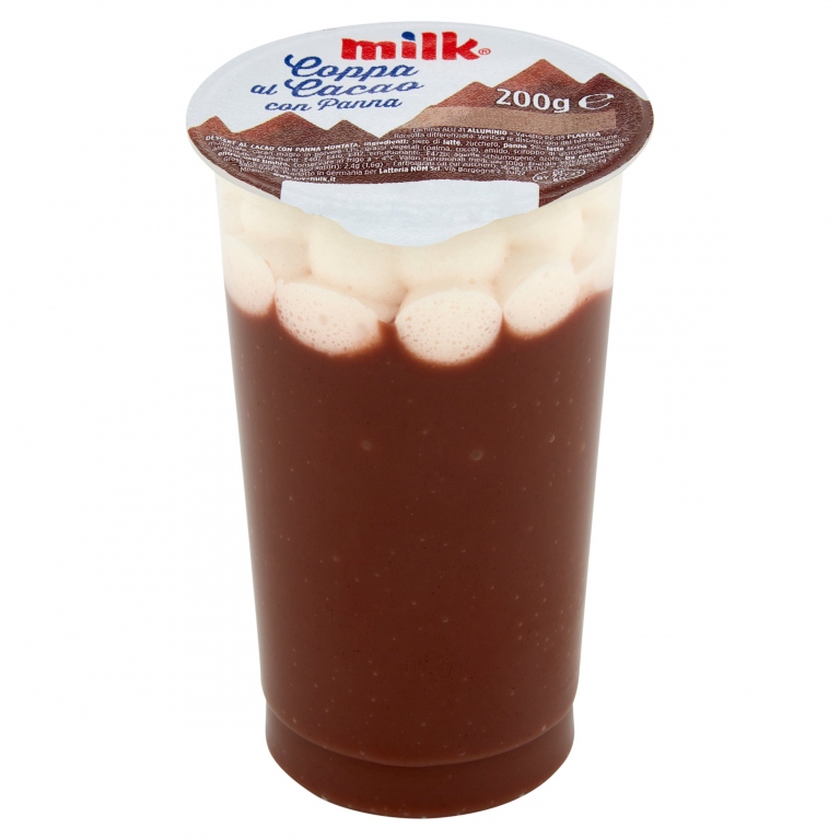 MILK COPPA AL CACAO CON PANNA 200 G