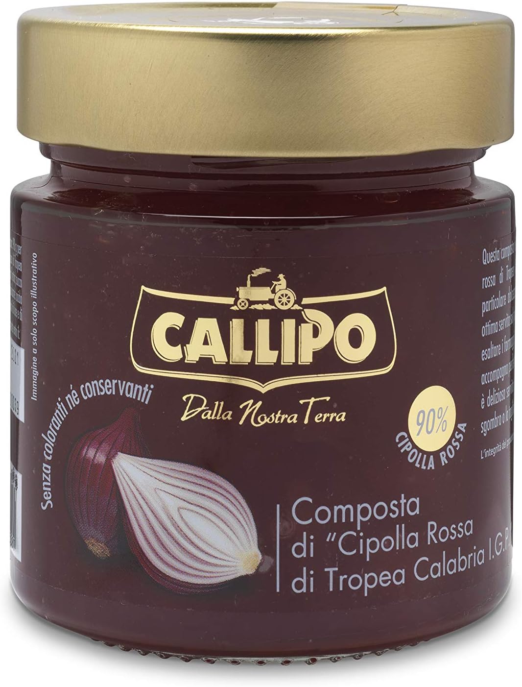 CALLIPO COMPOSTA DI "CIPOLLA ROSSA DI TROPEA CALABRIA I.G.P." 300 G