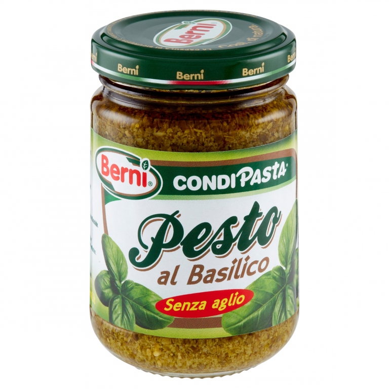 PESTO BERNI AL BASILICO S/AGLIO GR.135