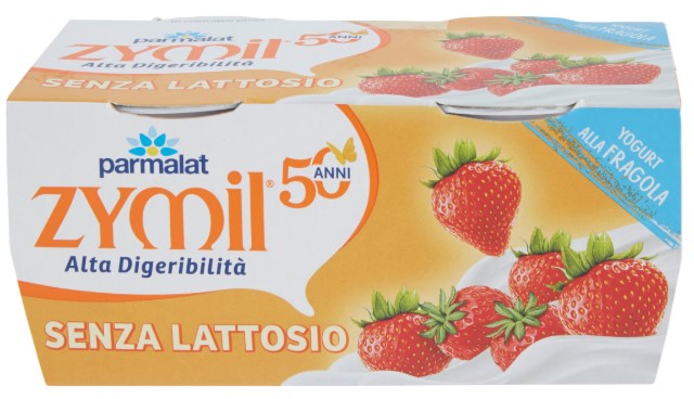 ZYMIL ALTA DIGERIBILITA YOGURT ALLA FRAGOLA SENZA LATTOSIO 2 X 125 G