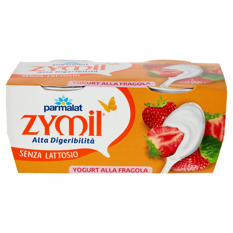 ZYMIL ALTA DIGERIBILITA YOGURT ALLA FRAGOLA SENZA LATTOSIO 2 X 125 G
