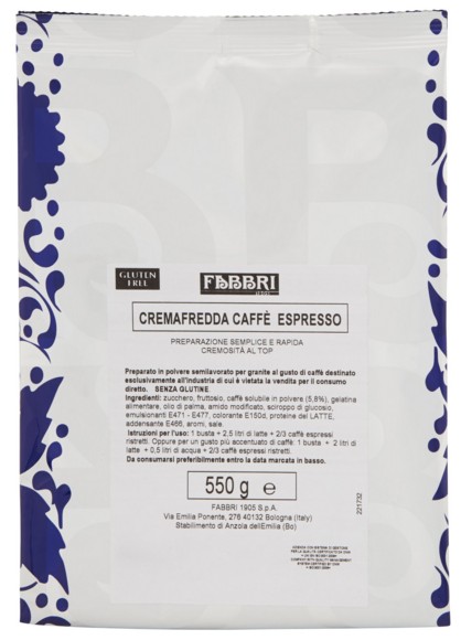 CREMA CAFFE'ESPRESSO FREDDA FABBRI GR.550