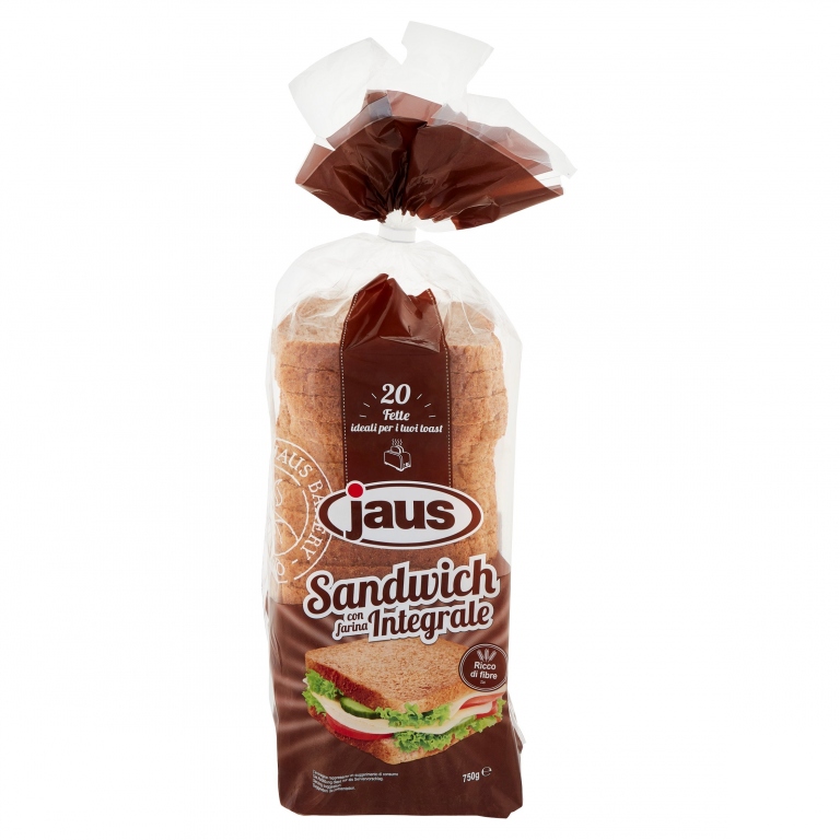 JAUS SANDWICH CON FARINA INTEGRALE 750 G