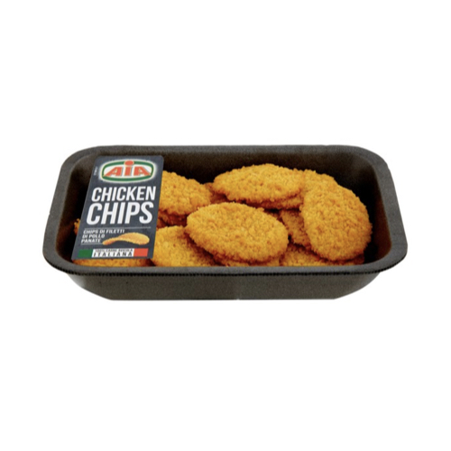 AIA CHICKEN CHIPS CHIPS DI FILETTI DI POLLO PANATE 0,230 KG