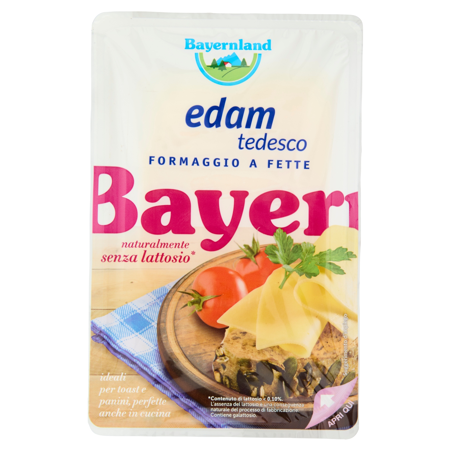 BAYERNLAND EDAM TEDESCO FORMAGGIO A FETTE 100 G