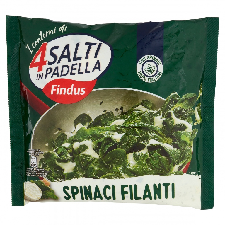 4 SALTI IN PADELLA FINDUS SPINACI FILANTI 450G
