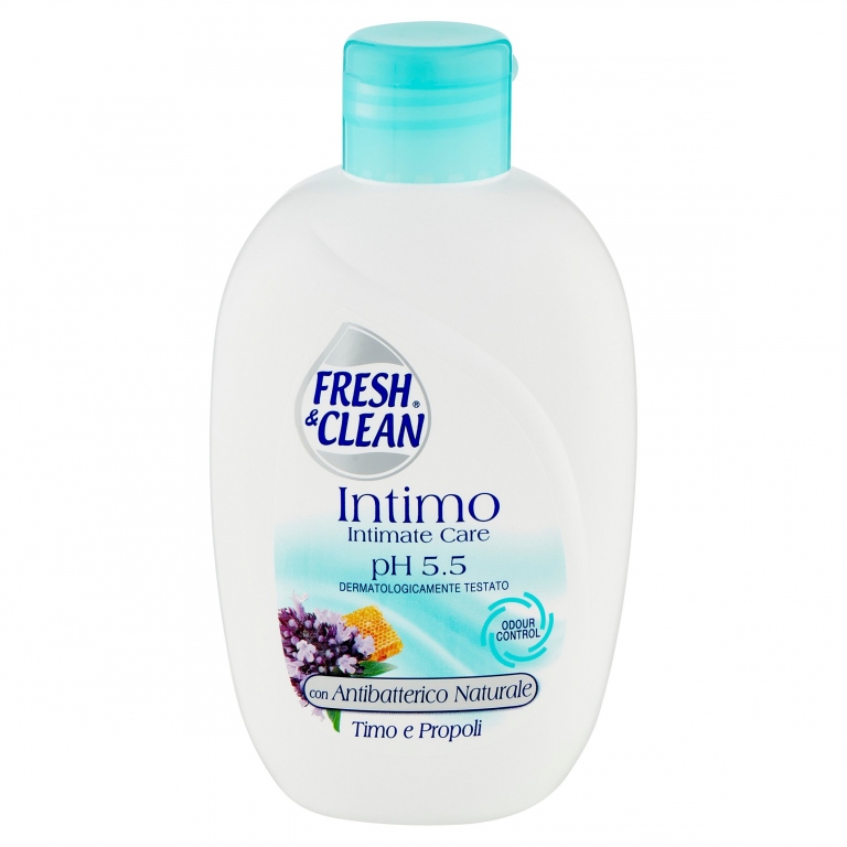 FRESH & CLEAN INTIMO PH 5.5 CON ANTIBATTERICO NATURALE TIMO E PROPOLI 200 ML