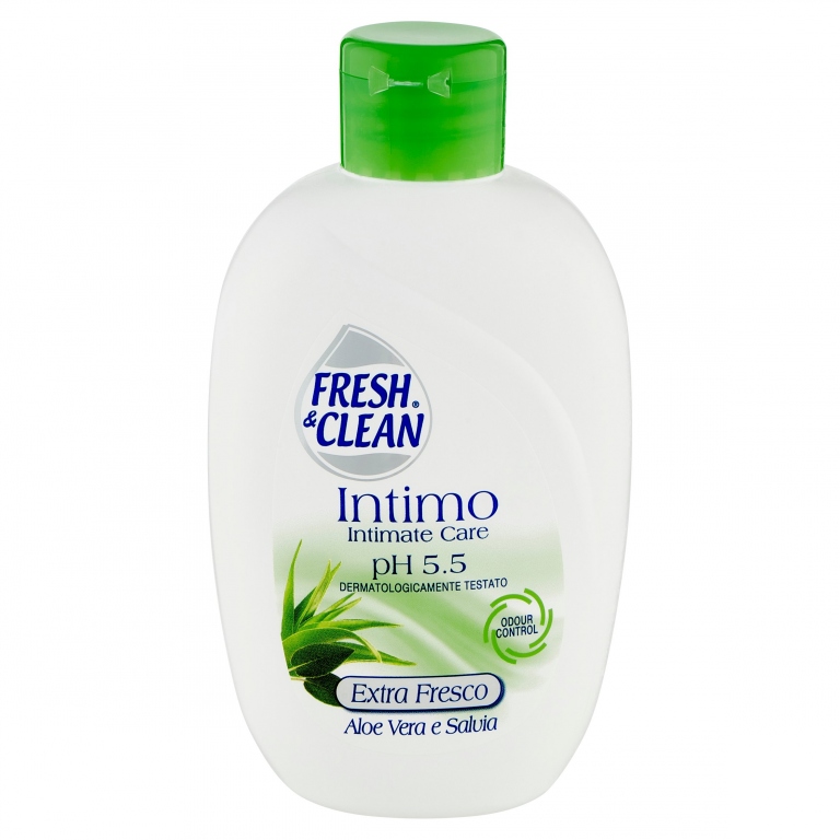 FRESH & CLEAN INTIMO PH 5.5 EXTRA FRESCO ALOE VERA E SALVIA 200 ML