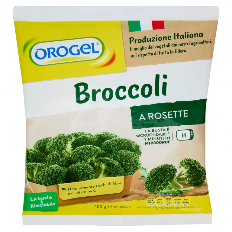 OROGEL BROCCOLI A ROSETTE SURGELATI 400 G