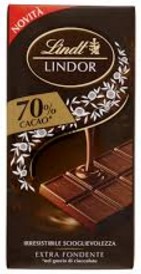 LINDT 70% CACAO* EXTRA FONDENTE 100 G