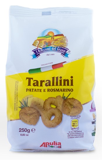 TARALLINI PATATE/ROSM.RACCONTI DEL GRANO G250