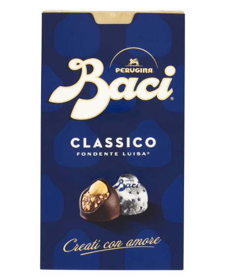 BACI PERUGINA CLASSICO CIOCCOLATINI RIPIENI AL GIANDUIA E NOCCIOLE 200G