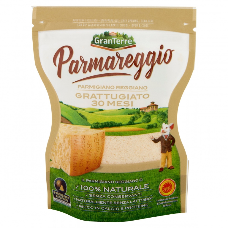PARMAREGGIO PARMIGIANO REGGIANO DOP GRATTUGIATO 30 MESI 60 G