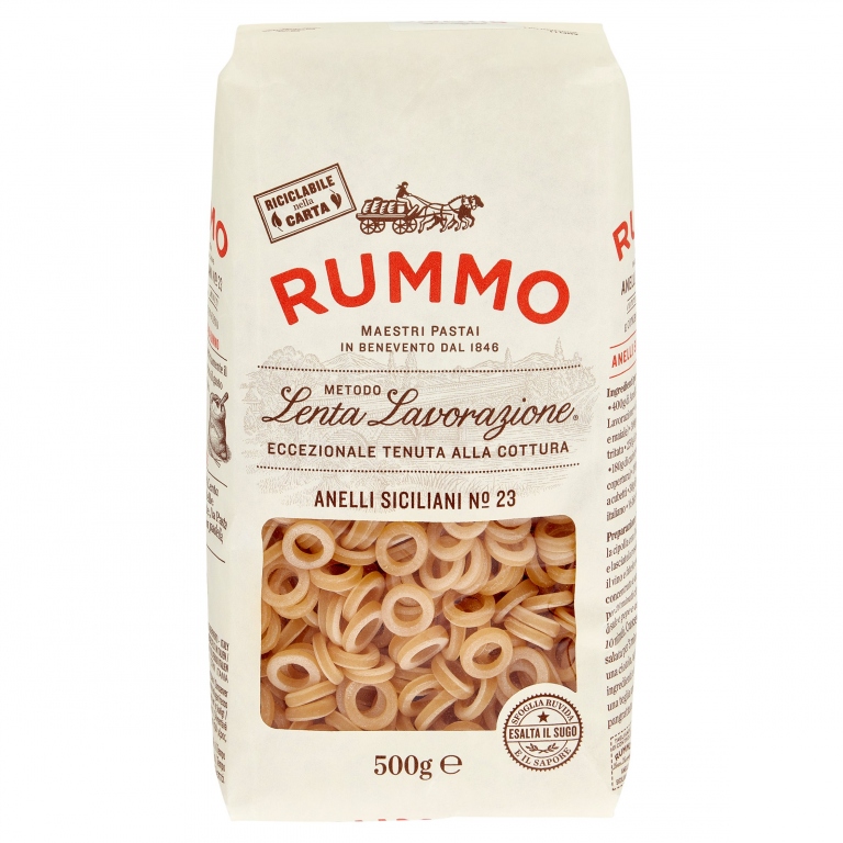 PASTA RUMMO N.23 ANELLI SICILIANI GR.500