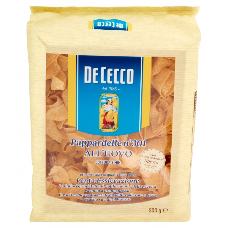 PASTA DE CECCO PAPPARDELLE UOVO GR.500            