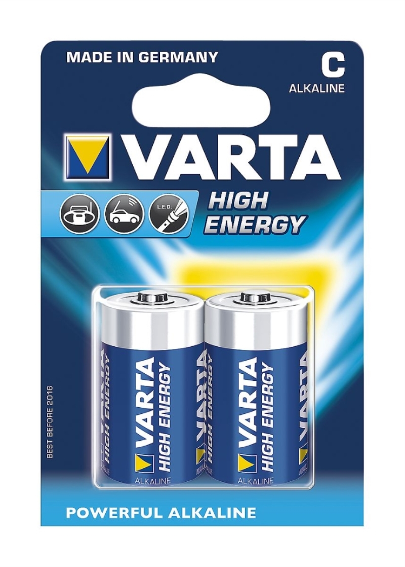 VARTA BATTERIE 1/2 TORCIA LONGLIFE POWER X2