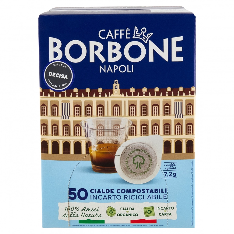 CAFFE' BORBONE CIALDA DECISA X50PZ