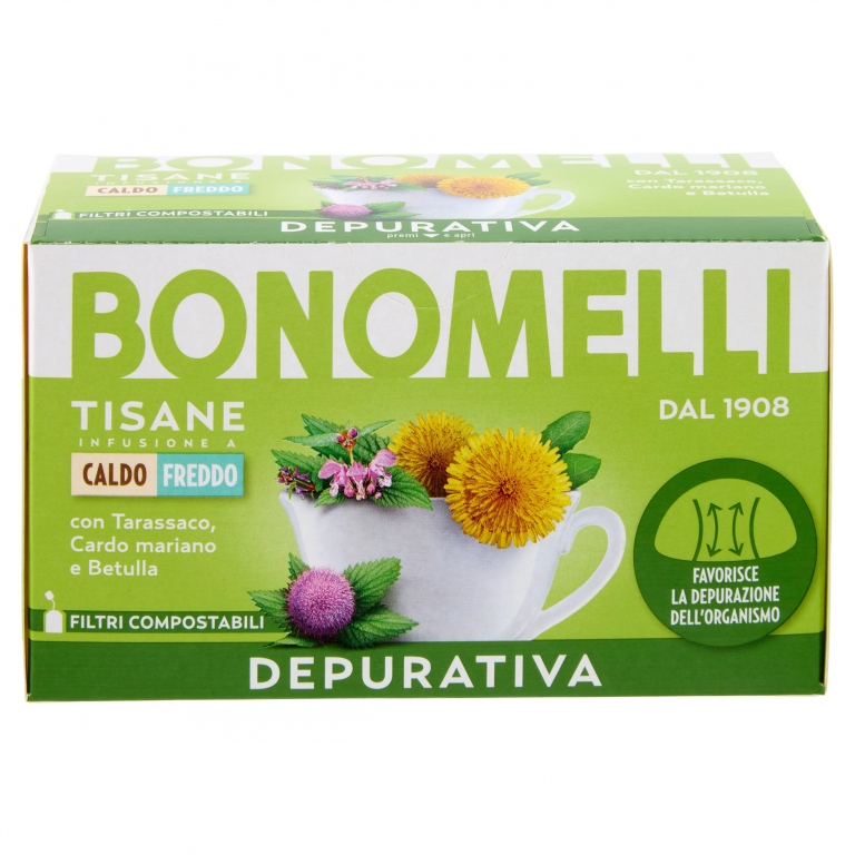 BONOMELLI TISANE DEPURATIVA 16 FILTRI 32 G