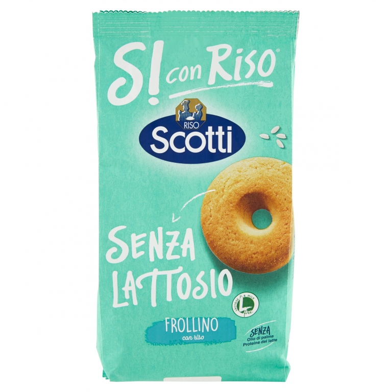 RISO SCOTTI SI CON RISO SENZA LATTOSIO FROLLINO CON RISO 350 G