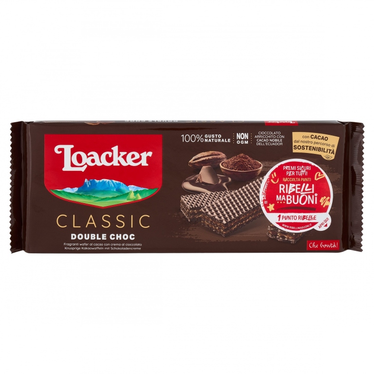 LOACKER CLASSIC 175G X 18 DOUBLE CHOC