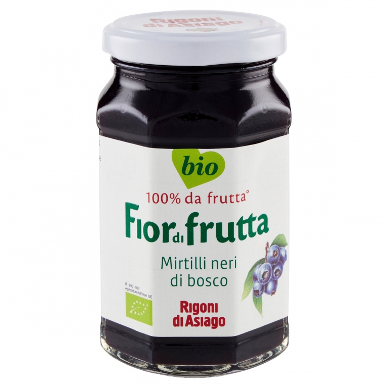 RIGONI DI ASIAGO FIORDIFRUTTA MIRTILLI NERI DI BOSCO 250 G