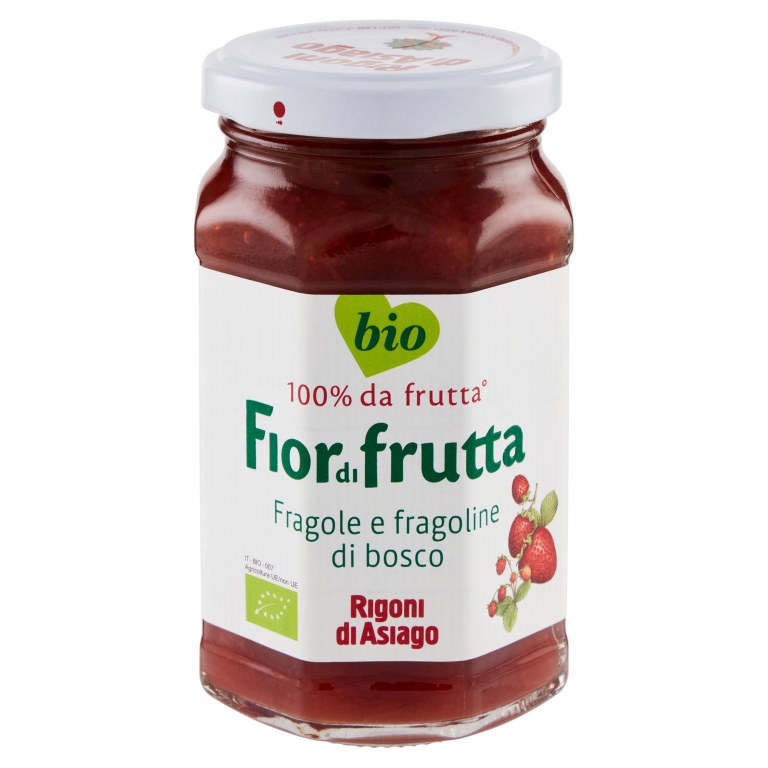 RIGONI DI ASIAGO FIORDIFRUTTA FRAGOLE E FRAGOLINE DI BOSCO 250 G