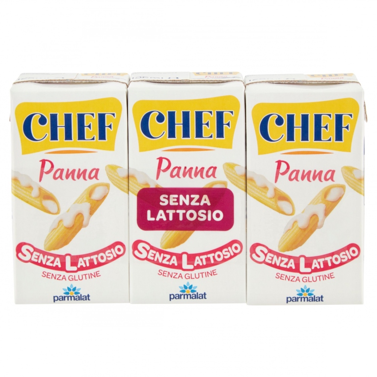 CHEF PANNA SENZA LATTOSIO 3 X 125 ML