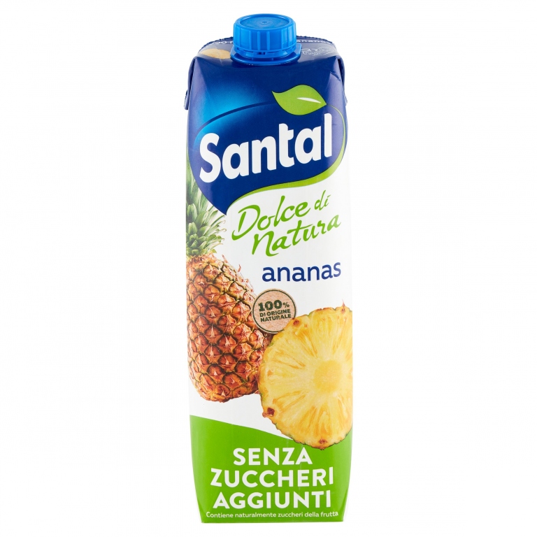 SANTAL DOLCE DI NATURA ANANAS SENZA ZUCCHERI AGGIUNTI 1000 ML