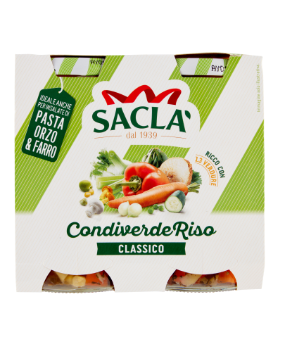 SACLA CONDIVERDE RISO CLASSICO 2 X 290 G
