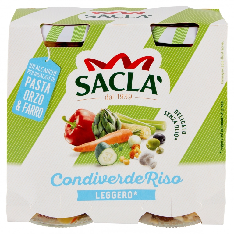 SACLA CONDIVERDE RISO LEGGERO* 2 X 290 G