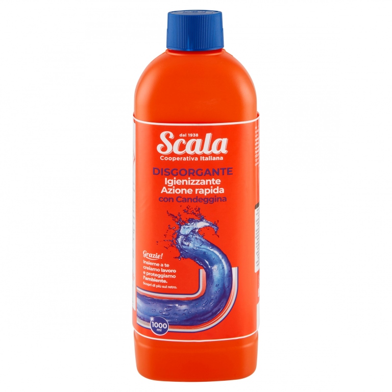 SCALA DISGORGANTE GEL CON CANDEGGINA 1000 ML