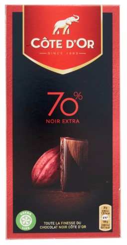 COTE D'OR 70% NOIR EXTRA 100 G