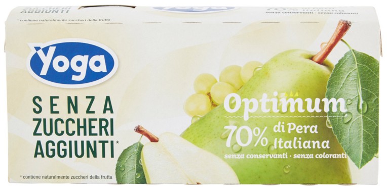 YOGA OPTIMUM 70% DI PERA ITALIANA SENZA ZUCCHERI AGGIUNTI* 3 X 200 ML