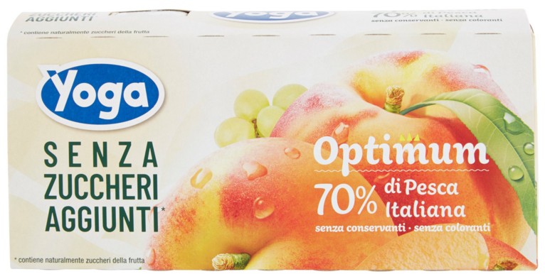 YOGA OPTIMUM 70% DI PESCA ITALIANA SENZA ZUCCHERI AGGIUNTI* 3 X 200 ML