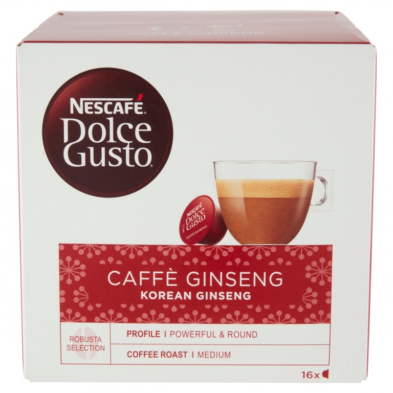 NESCAFE DOLCE GUSTO CAFFE GINSENG CAFFE AL GINSENG 16 CAPSULE (16 TAZZE)
