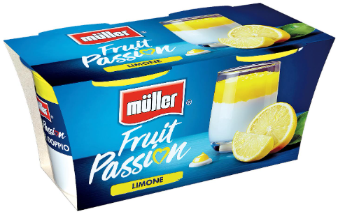 MULLER FRUIT PASSION LIMONE 2 X 125 G