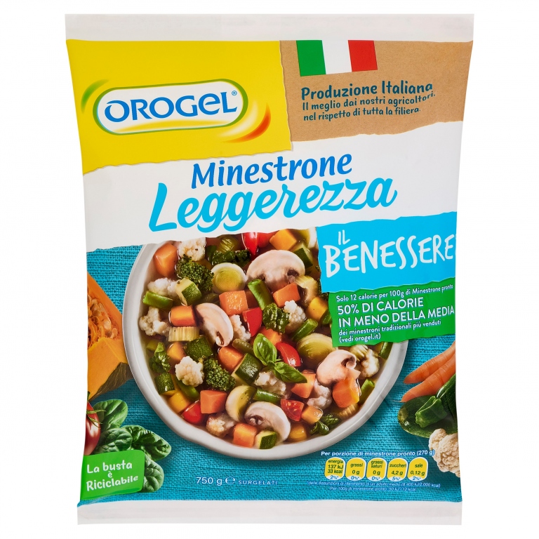 OROGEL IL BENESSERE LEGGEREZZA MINESTRONE SURGELATI 750 G