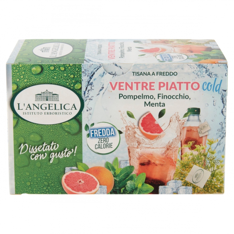 L'ANGELICA TISANA A FREDDO VENTRE PIATTO COLD 18 FILTRI 36 G