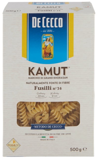 PASTA DE CECCO KAMUT FUSILLI GR500                