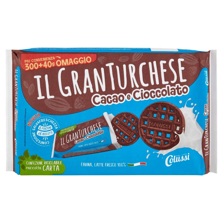 BISC.GRAN TURCHESE CACAO/CIOCC.GR.340             