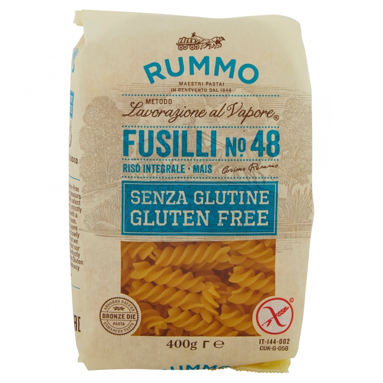 PASTA RUMMO S/GLUT.N.48 FUSILLI GR.400            
