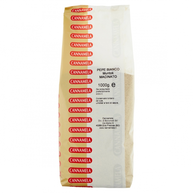 CANNAMELA PEPE B.CO MACINATO KG.1