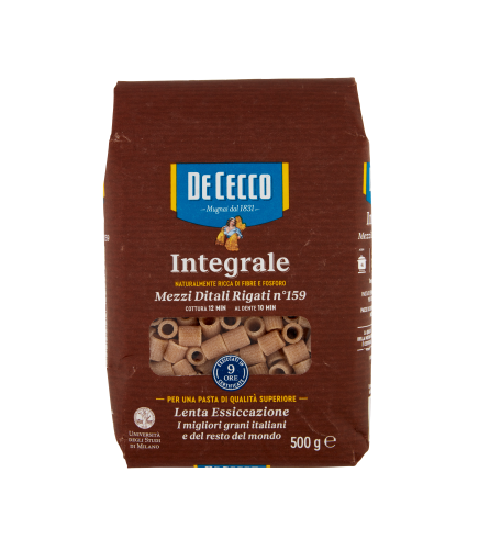 PASTA DE CECCO INTEGR.MEZZI DITALI RIG.GR500